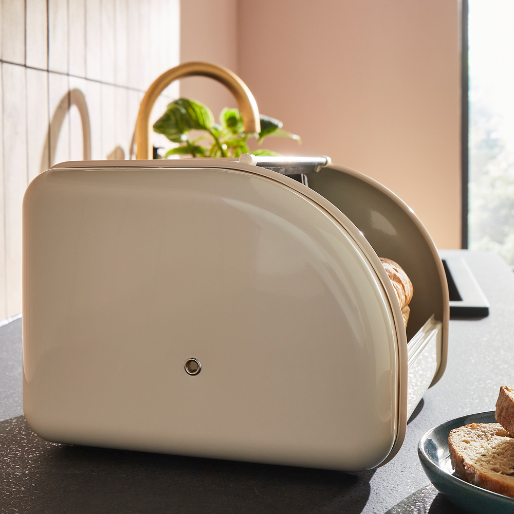Morphy Richards Equip 8L Cream Compact Bread Bin Image 5