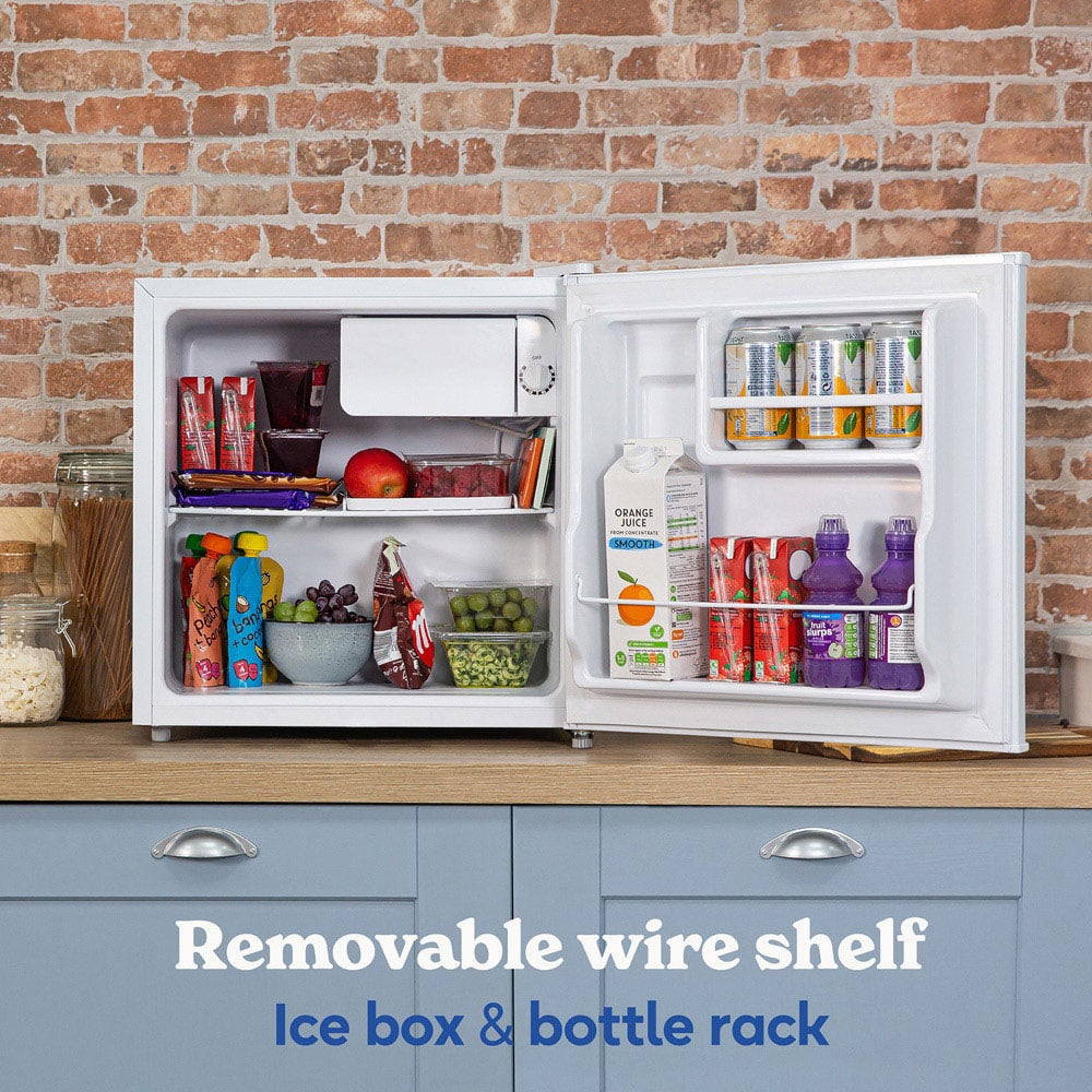 Russell Hobbs RHTTF0E1W White 43L Table Top Fridge Image 7
