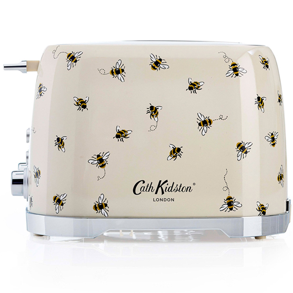 Cath Kidston VQTA572CKBBUK Cream Bees 4 Slice Toaster Image 4
