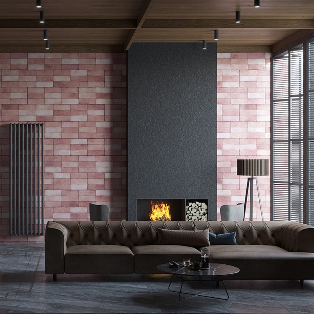 Bien Juno Ruby Gloss Ceramic Wall Tile 300 x 900mm 6 Pack Image 9