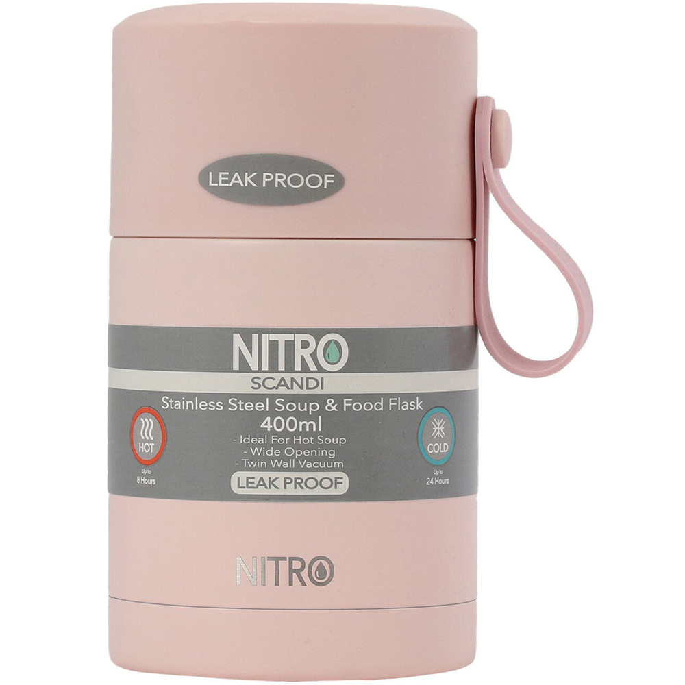 Nitro Scandi 400ml Stainless Steel Soup and Food Flask Image 2
