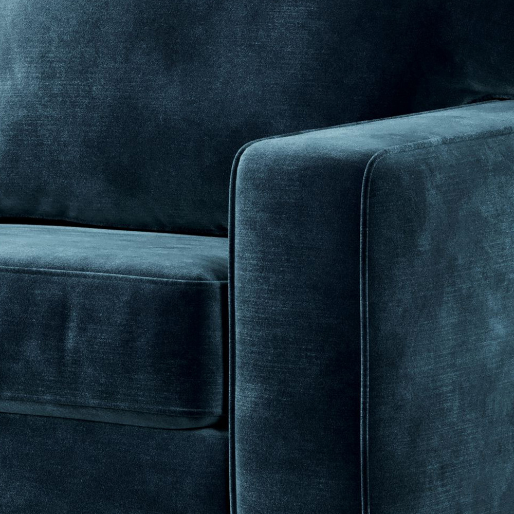 Jay-Be Urban 2 Seater Luxe Velvet Mink Sofa Bed with e-Pocket Mattress Image 3