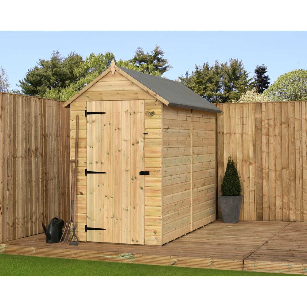 Empire Sheds 8000 4 x 5ft Tongue and Groove Apex Garden Shed Image 2