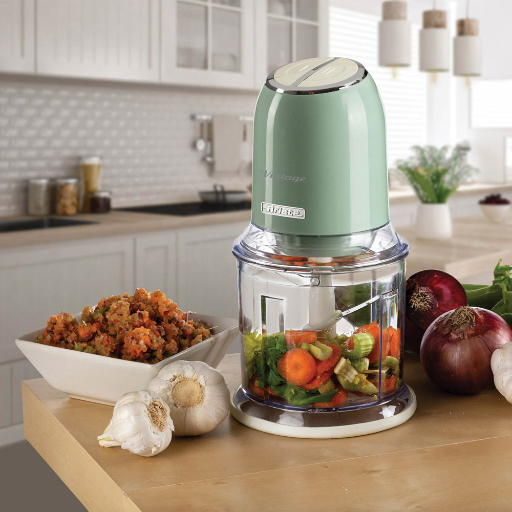 Ariete 00C043804ARSA Green Vintage 400W Mini Chopper Image 5