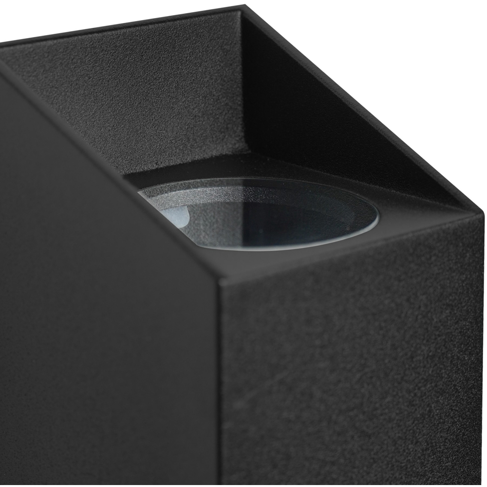 Nordlux Nico Square 22 Black Wall Light Image 5
