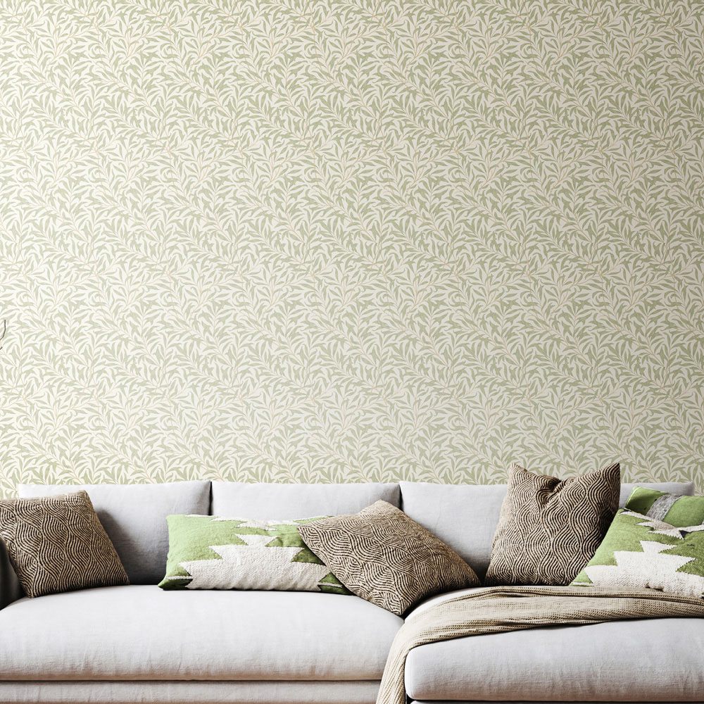 Hoopla Walls Sage Willow Bough Trail Wallpaper Image 2