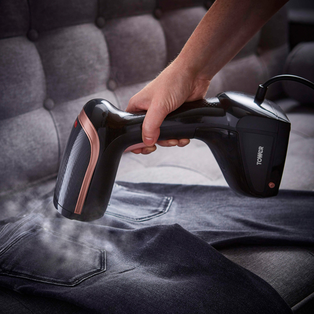 Tower Rose Gold Garment Steamer 1000W Image 6
