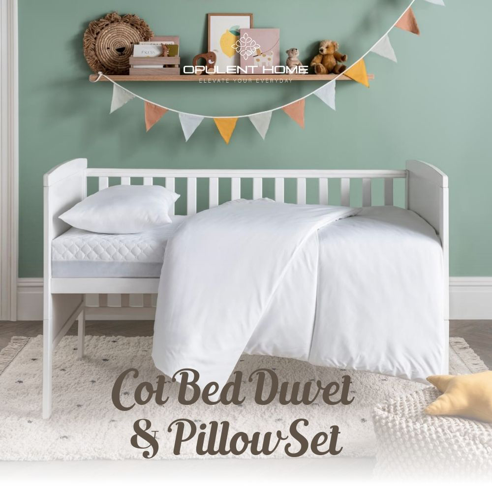 Opulent Home Anti-Allergy Microfibre Cot Bed Duvet Set 7.5 Tog Image 2