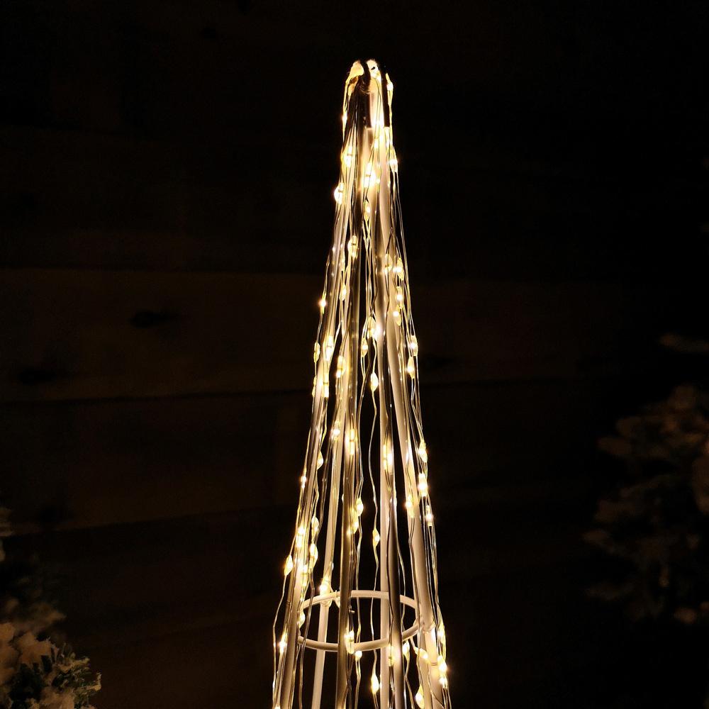 Samuel Alexander Tree Cone Christmas Decoration Set of 3 Image 3