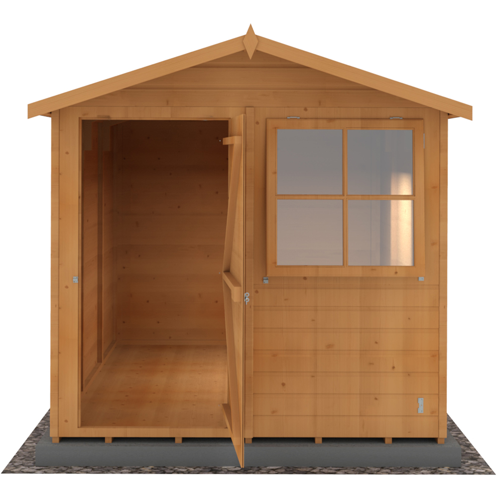 Shire Barraca 7 x 10ft Dip Treated Wooden Shiplap Shed Image 4