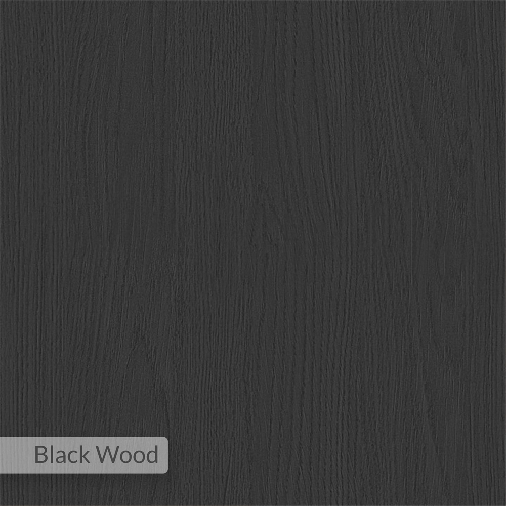 Decortie Homemania Black Wood Side End Table Image 6