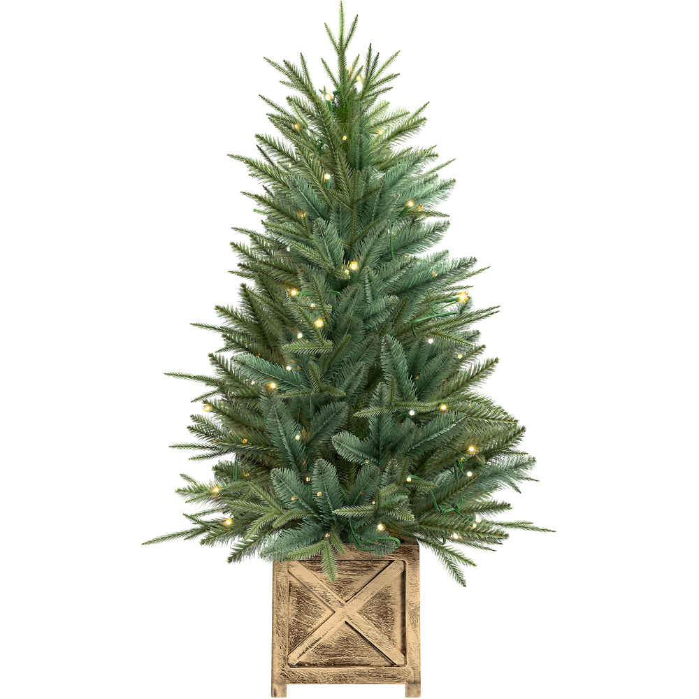 Charles Bentley Luxury Pre-Lit Faux Christmas Tree 4ft Image 3