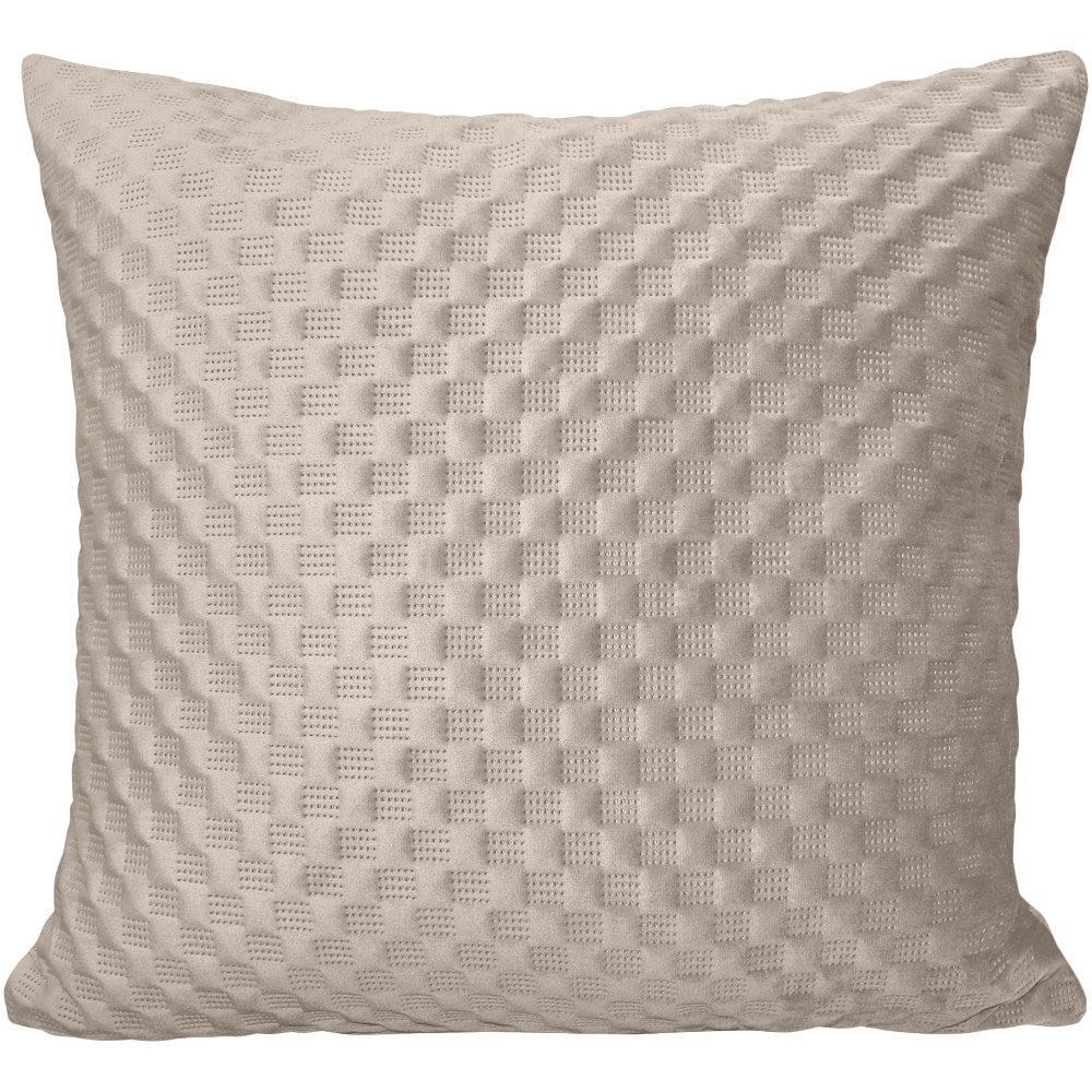 Intimates Heaton Latte Filled Cushion 43 x 43cm 2 Pack Image 1