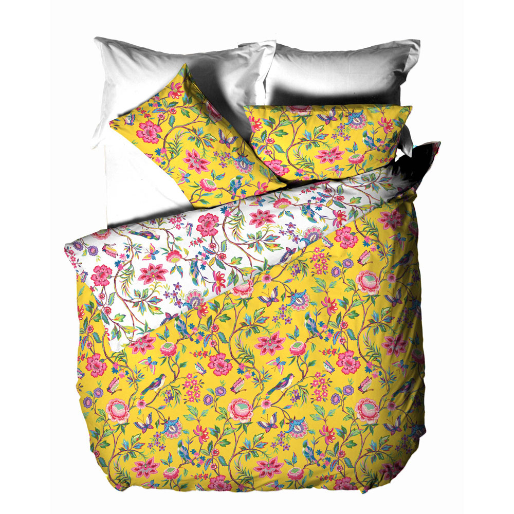 furn. Pomelo Super King Yellow Duvet Set Image 4