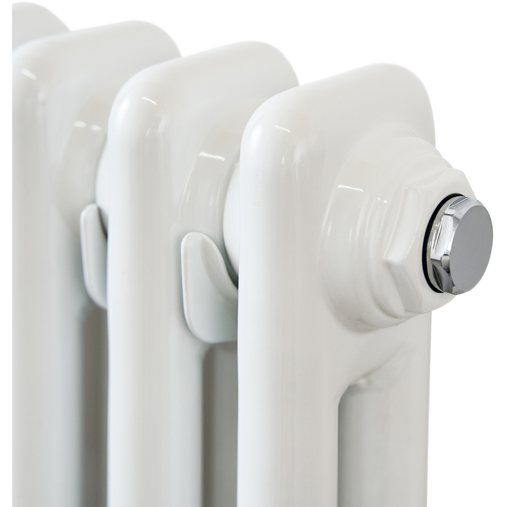 Keswick Column Radiator Eden Arcadia 2047 BTU White Electric Column Radiator 600W 600 x 660mm ...