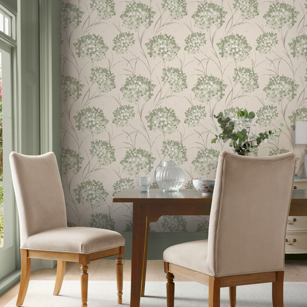 Laura Ashley Giselle Hedgerow Wallpaper Image 3