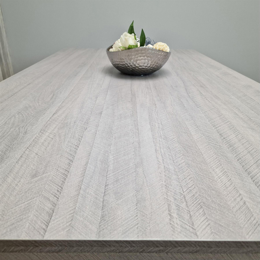 Kosy Koala 4 Seater Grey Wooden Dining Table Image 2