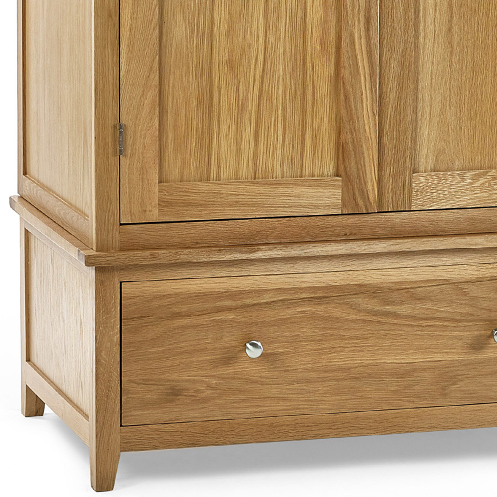 Julian Bowen Mallory 2 Door Single Drawer Combination Wardrobe Image 5