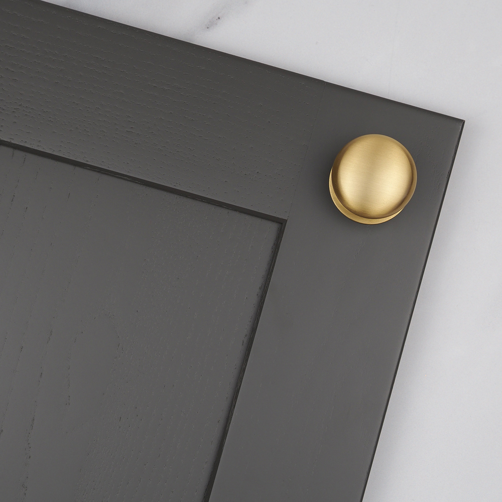 Handle & Home Satin Brass Knob 38mm Image 4