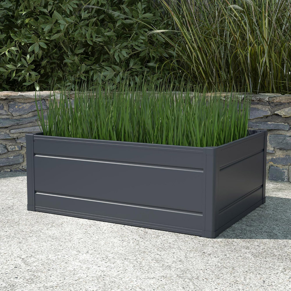 Garden Gear Plastic Raised Garden Bed 80 x 60cm 2 Pack Image 4