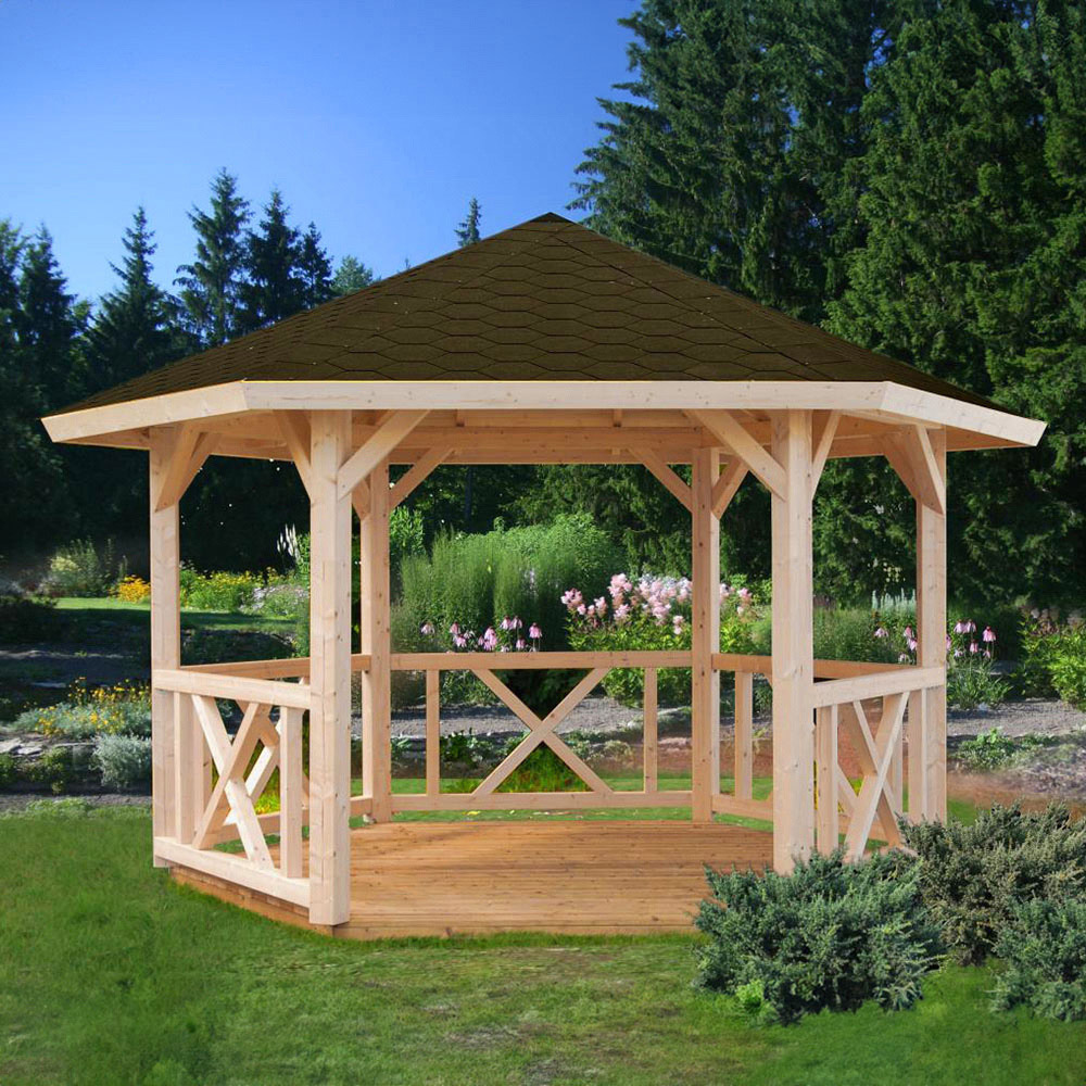 Palmako Betty 11 x 11ft Apex Hexagonal Pavilion Image 5