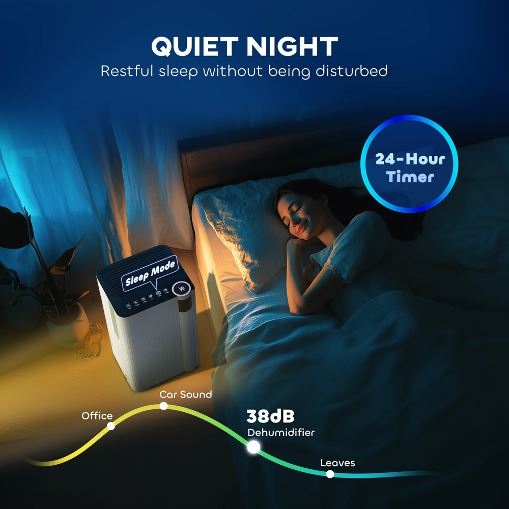 Portland Dehumidifier with Filter and Child Lock 12L Image 7