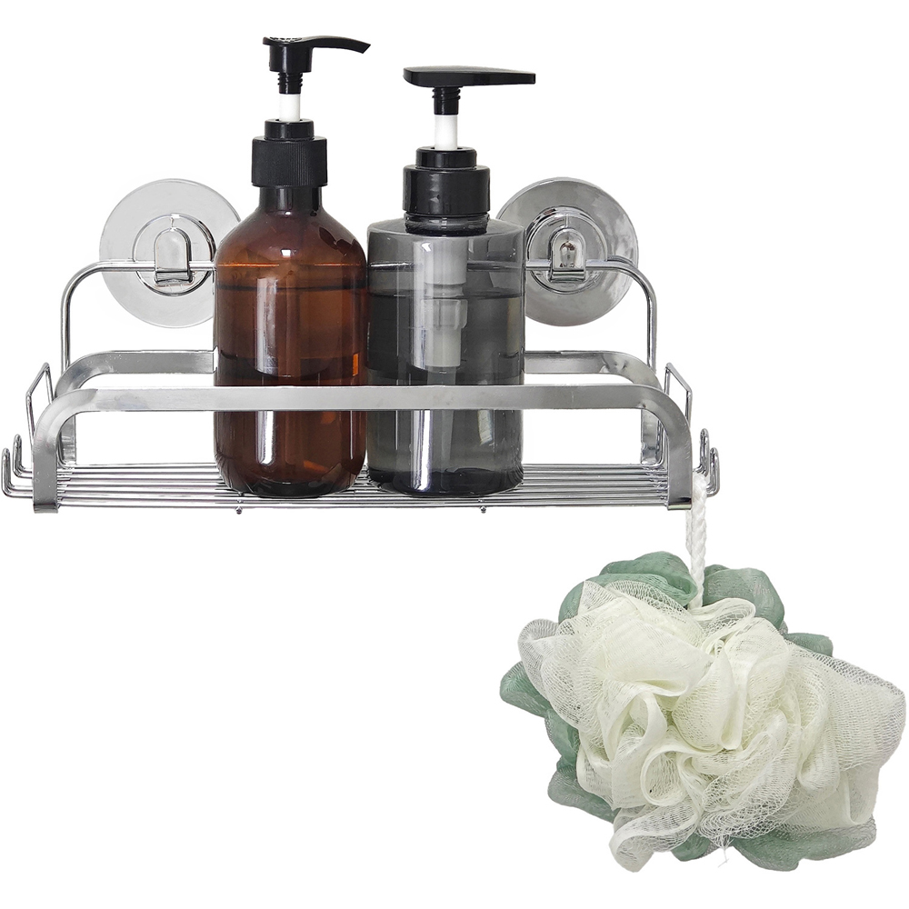 Harrow Bathroom Caddy Silver Image 1