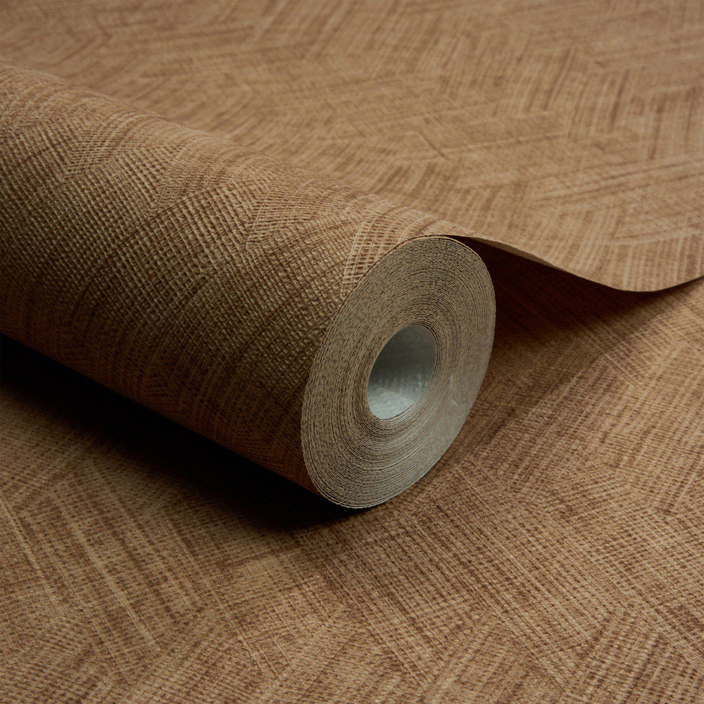 Grandeco Yuno Terracotta Brick Wallpaper Image 2