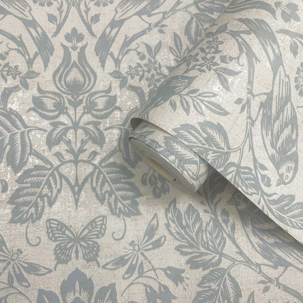 Holden Decor Hawthorn Meadow Blue Wallpaper Image 2