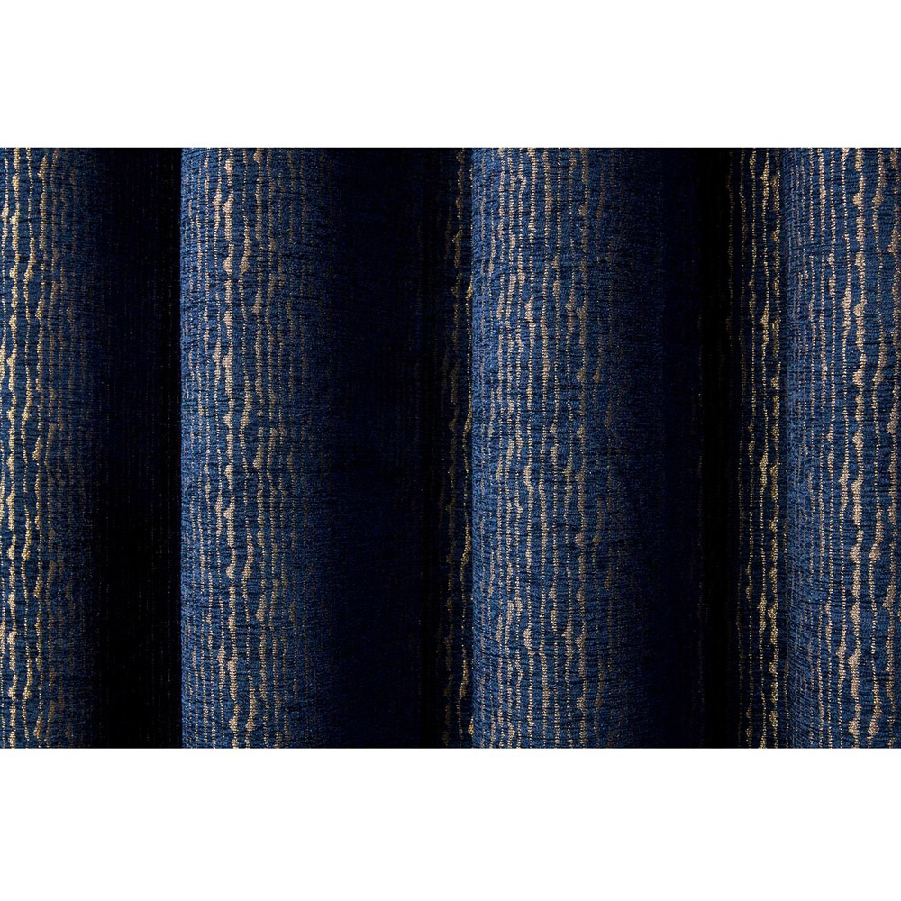 Nova Navy Eyelet Curtain 168 x 229cm Image 3