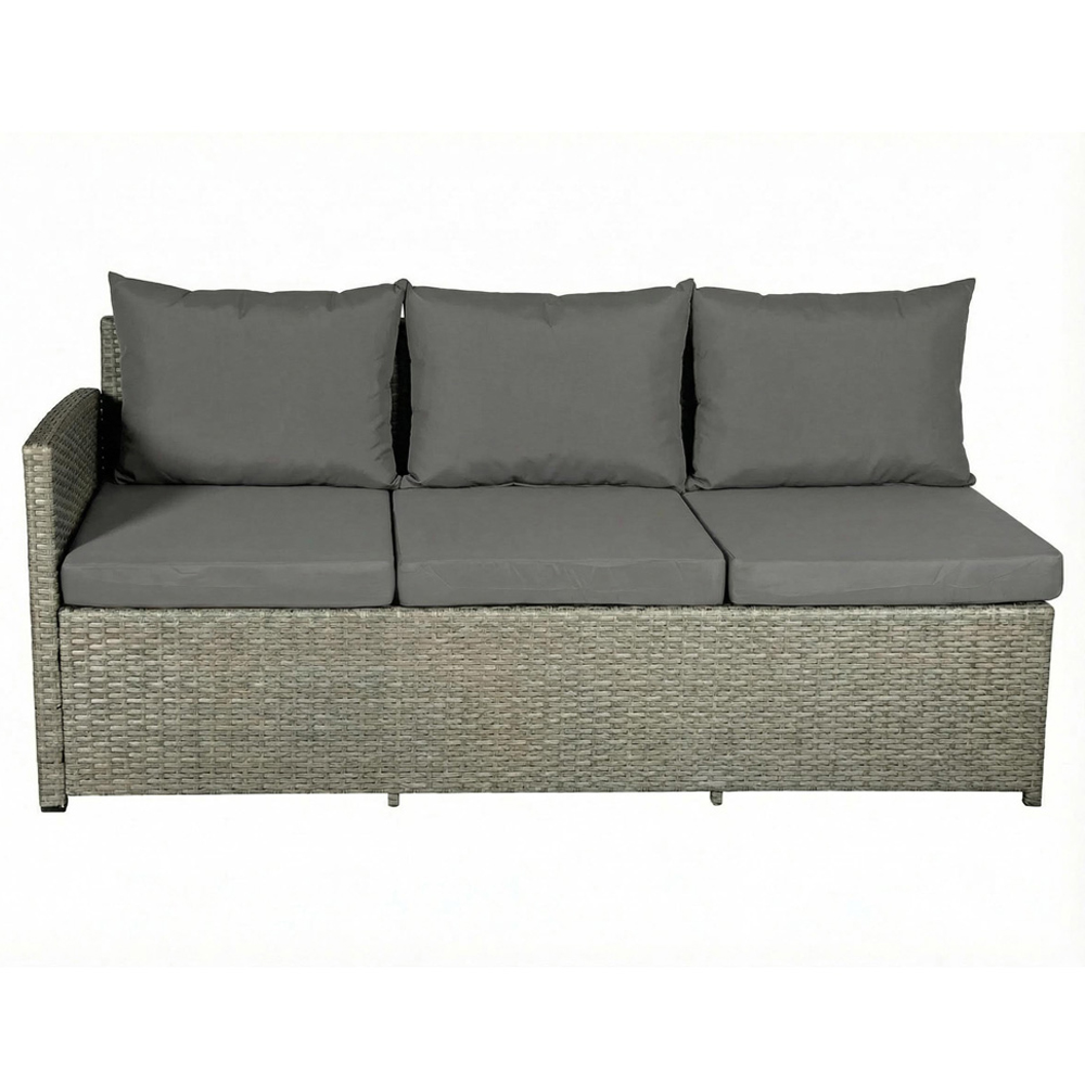 Outdoor Living Knutsford Rattan 9 Seater Garden Dining Set Grey Image 3