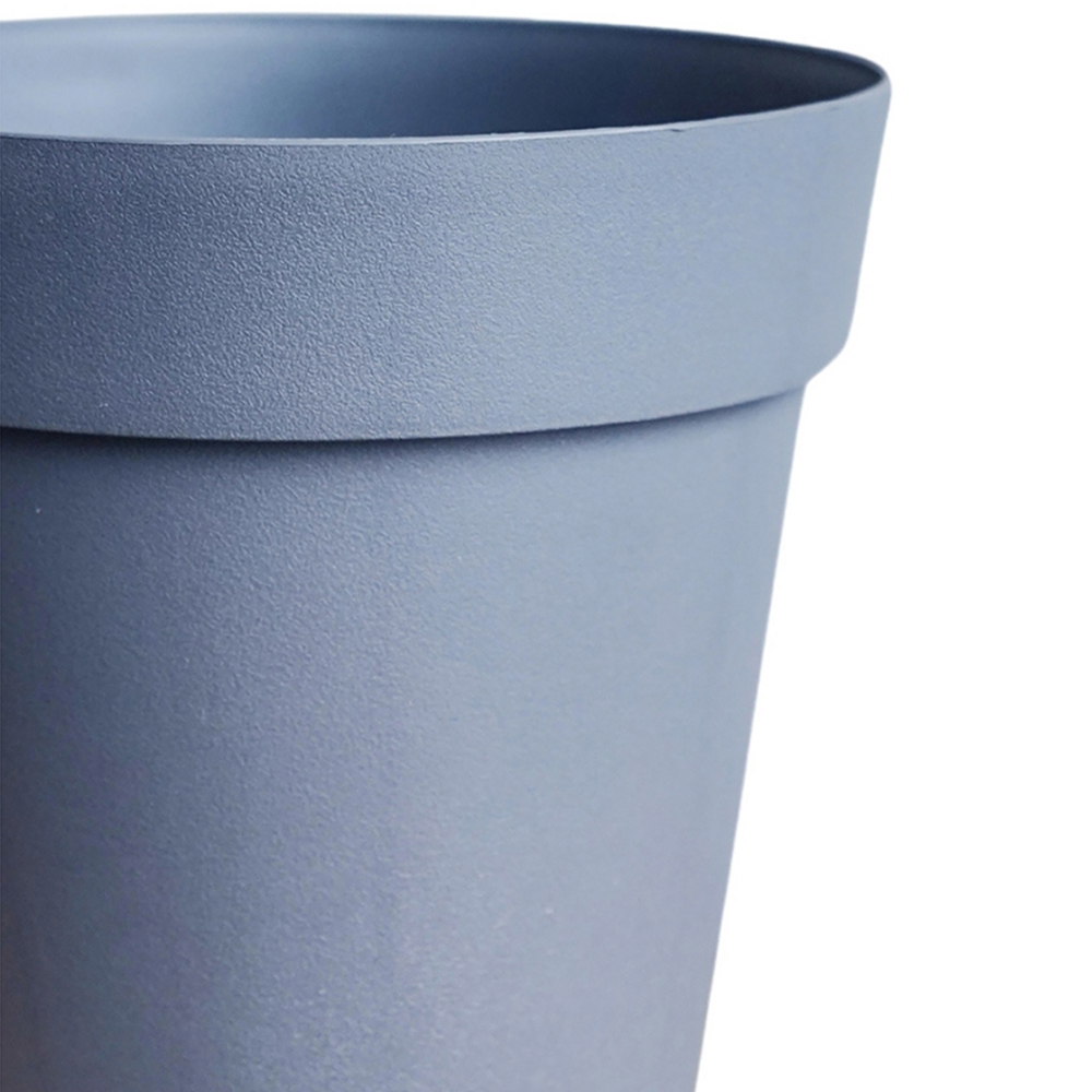 Ivyline Cleo Grey Planter with Wheels 40cm Image 2