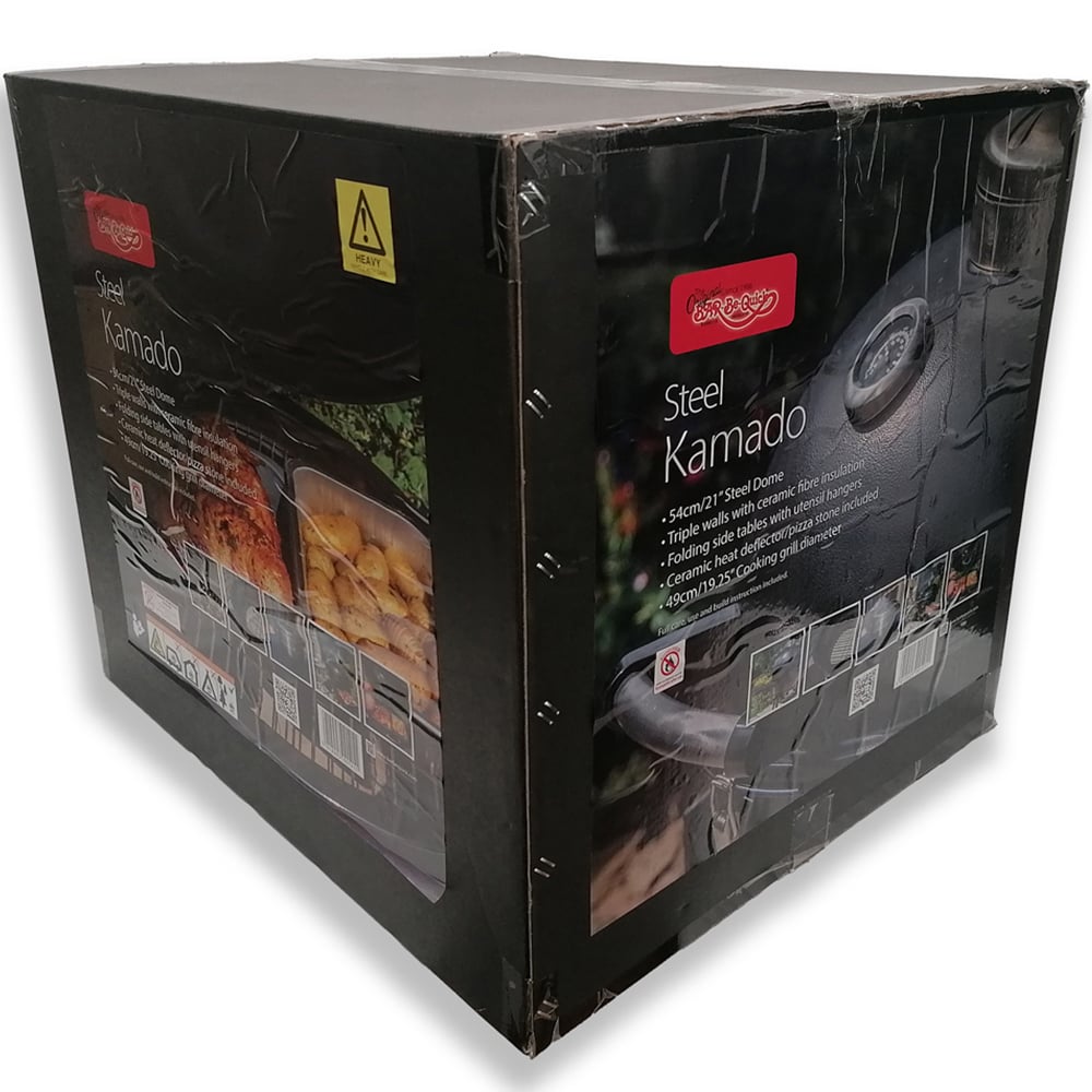 Bar-Be-Quick Steel Kamado Charcoal Grill 21 inch Image 3