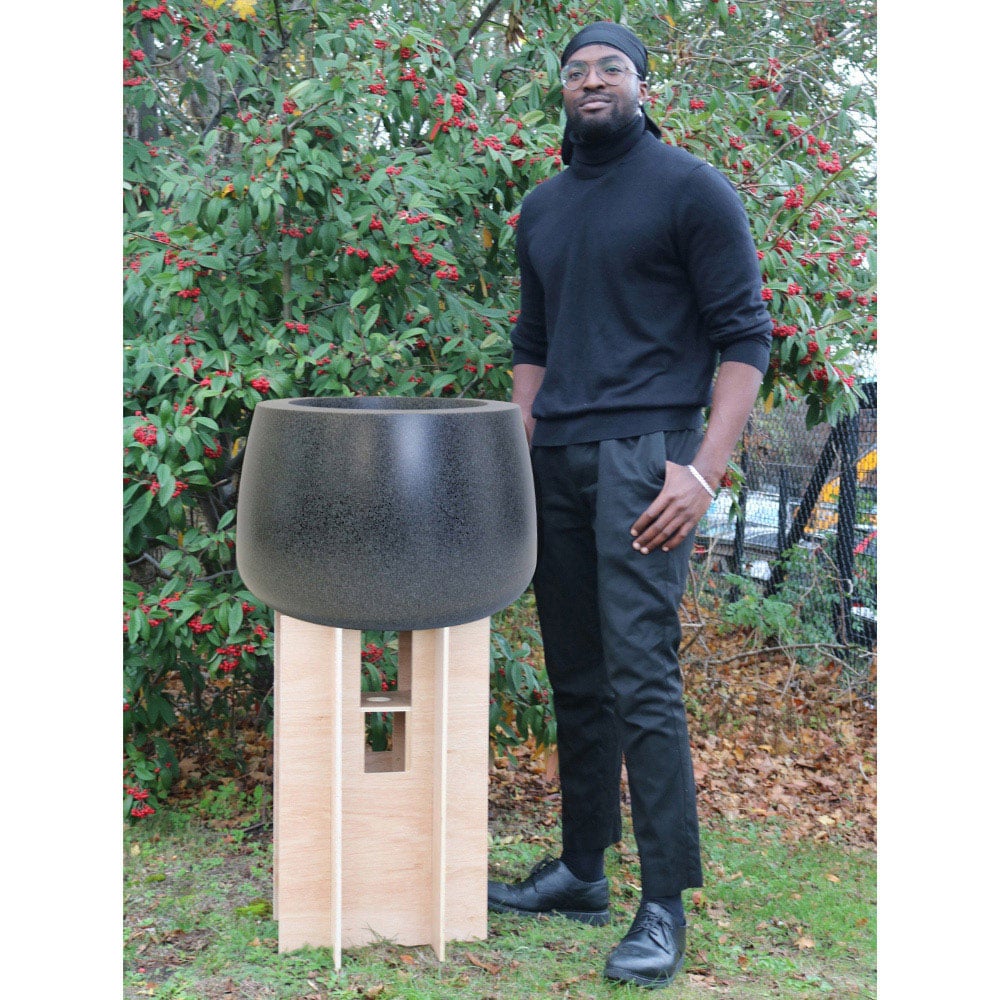 Trifibre Hardwick Granite Roto Moulded Planter 39 x 57cm Image 5