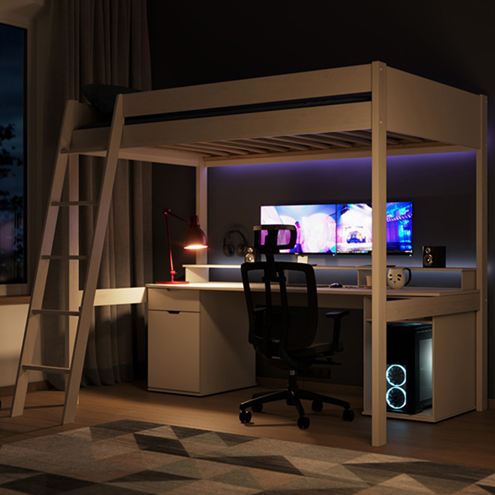 Noomi Tera Small Double White Gaming High Sleeper Image 6