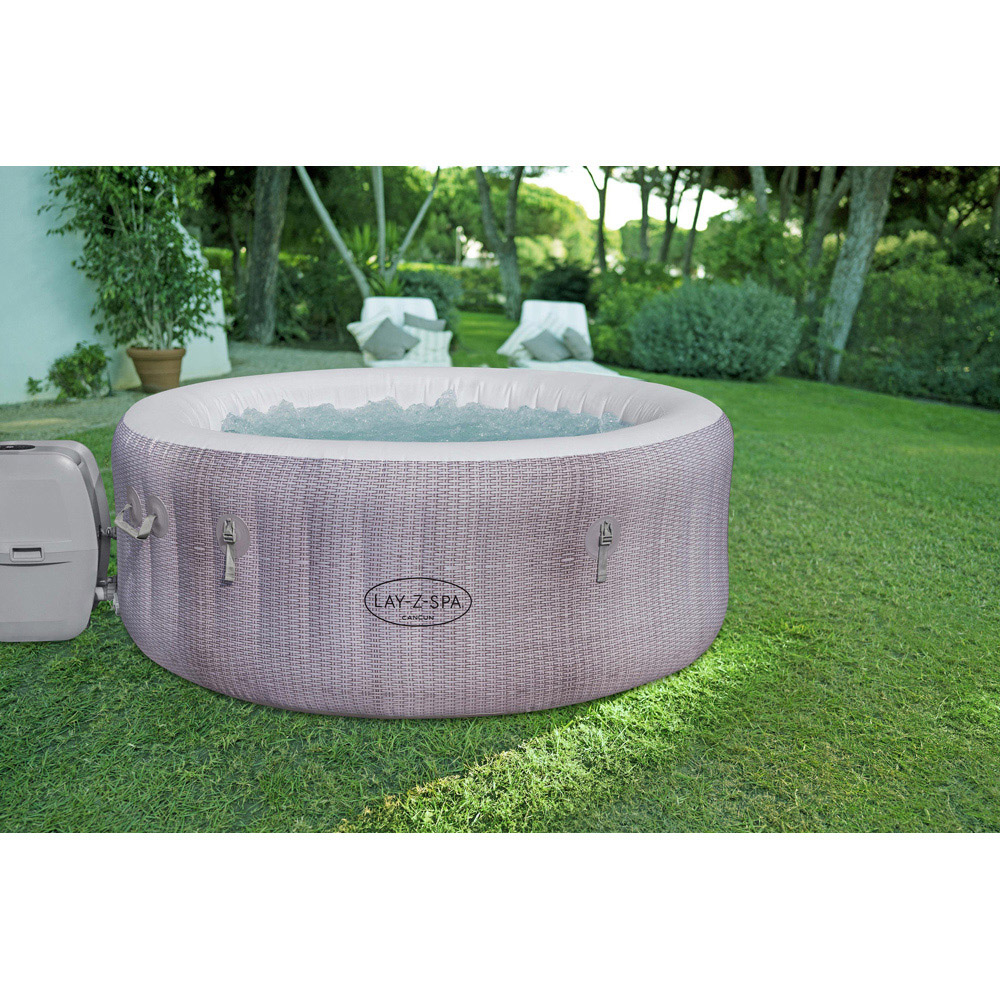 Lay-Z-Spa Cancun AirJet 4 Person Inflatable Hot Tub 66 x 180cm Image 2