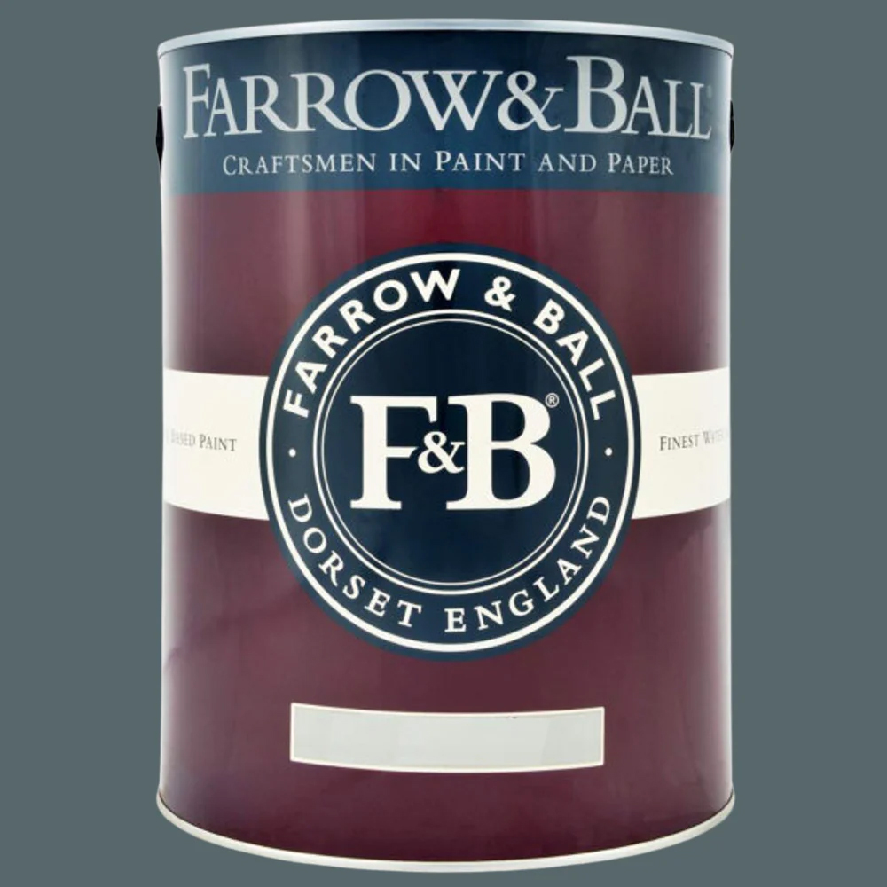Farrow & Ball Estate Eggshell Inchyra Blue Satin Paint 5L Image 2