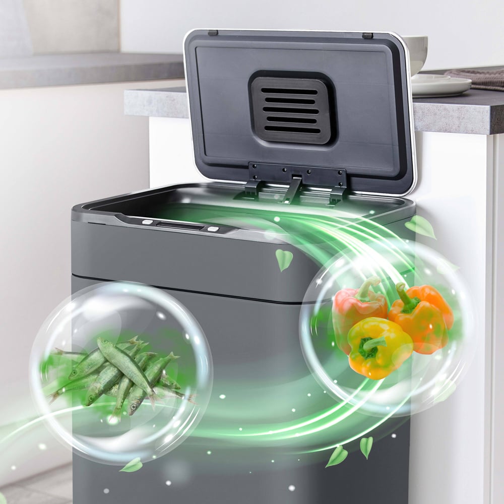 Tower Ozone Grey Sensor Bin 65L Image 3