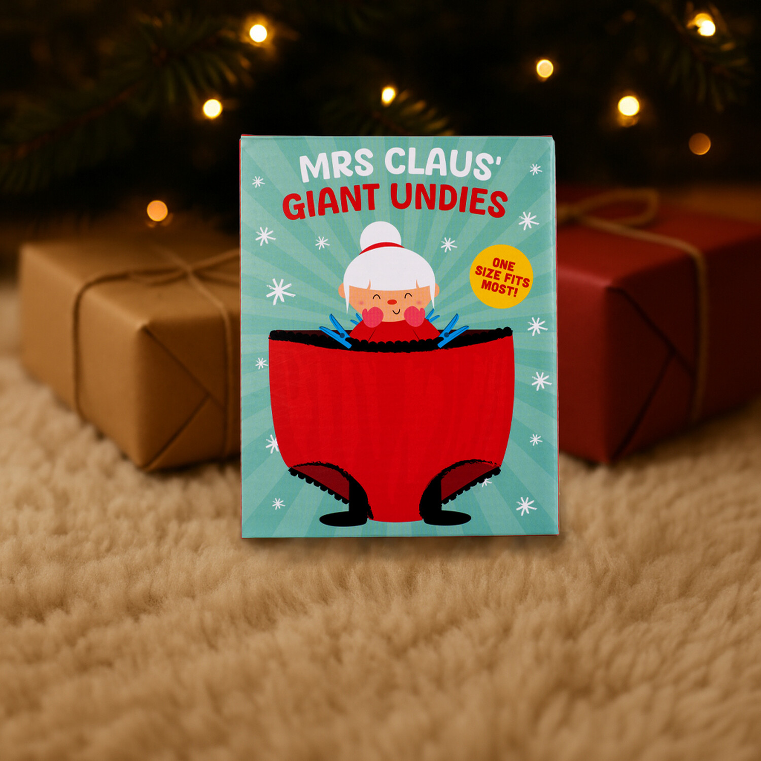 Mrs Claus Giant Undies Red Image 4