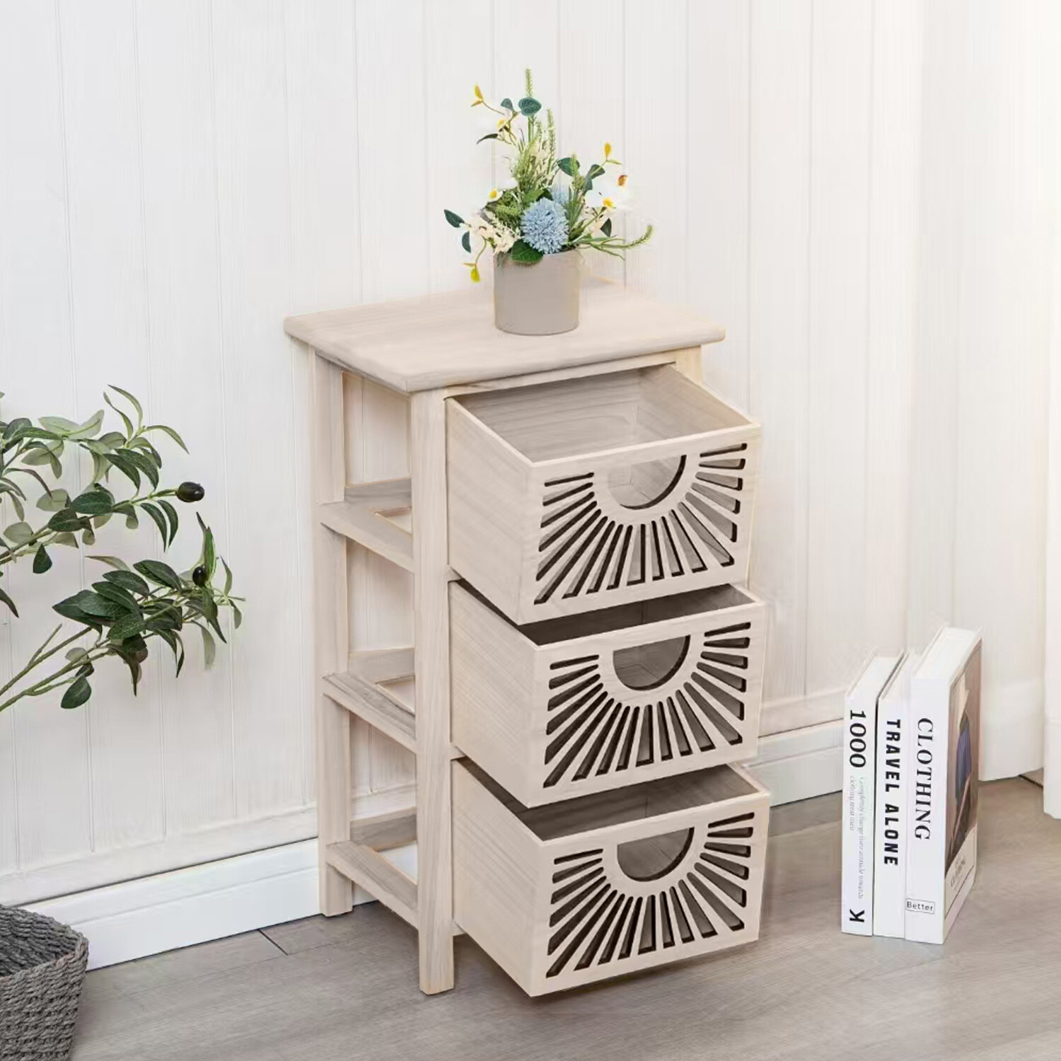 Aurora Storage Tower Cream Image 5