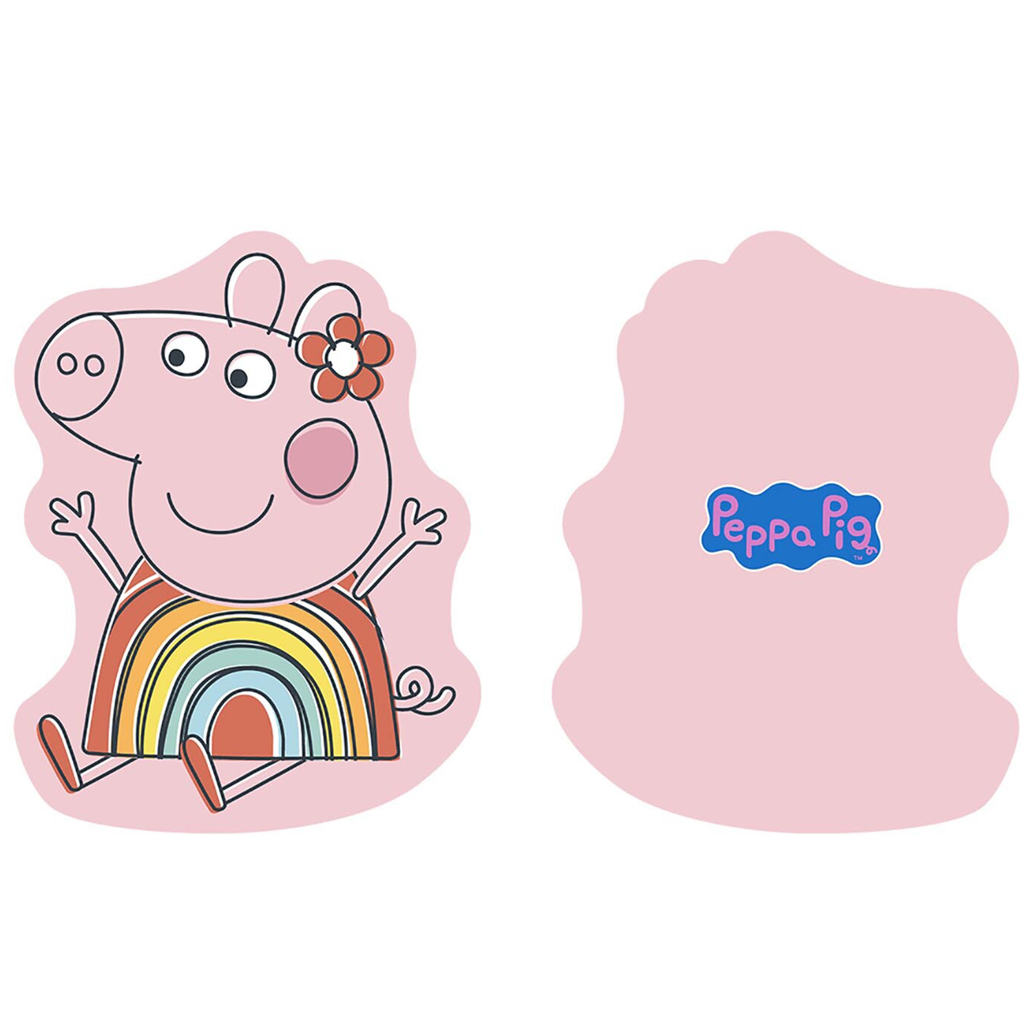 Peppa Pig Shaped Cushion - Pink Image 2