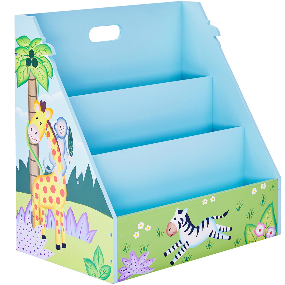 Teamson Kids Fantasy Fields 3 Shelf Sunny Safari Toddler Bookshelf Image 2