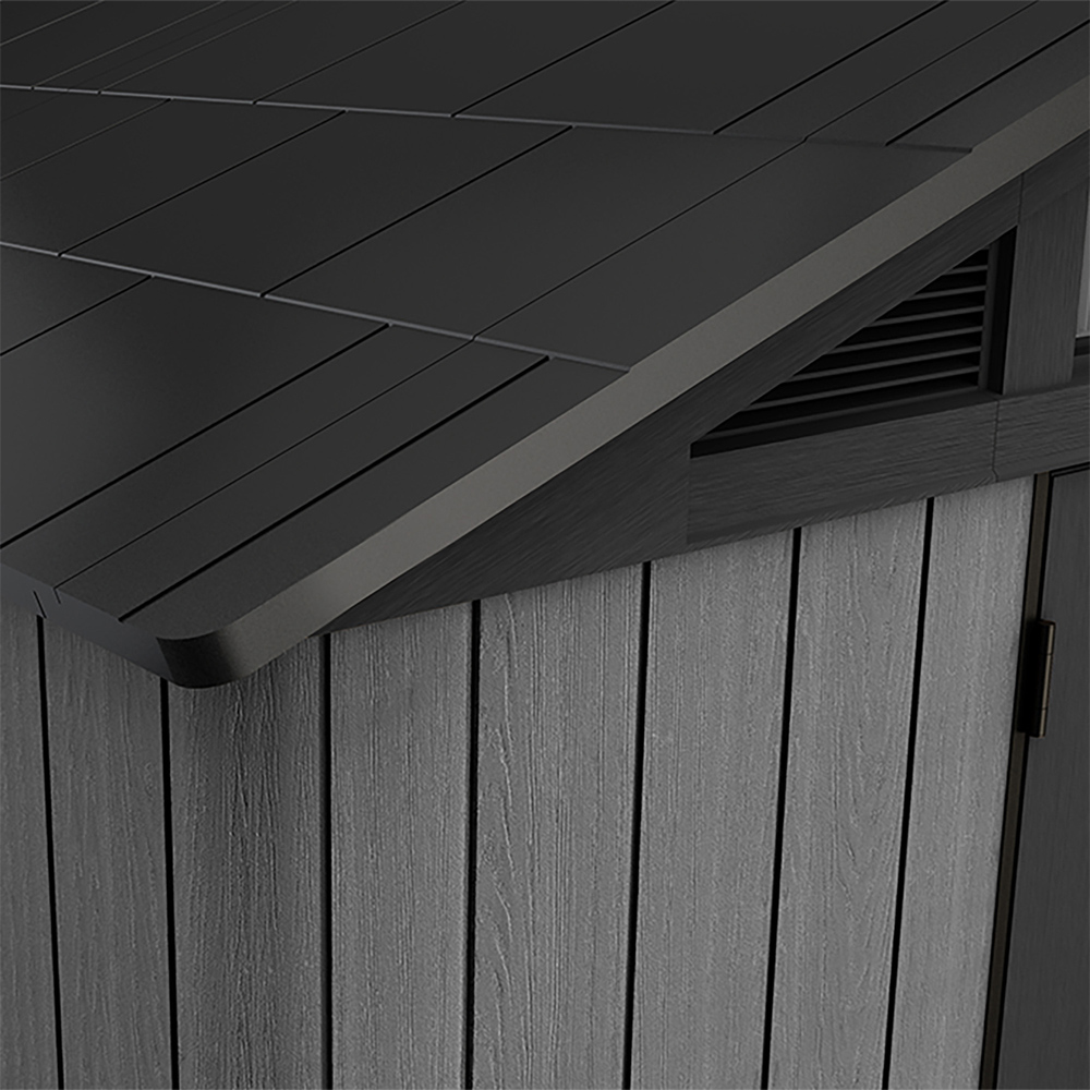Keter Stronghold 10 x 15ft Grey Apex Garden Storage Shed Image 6