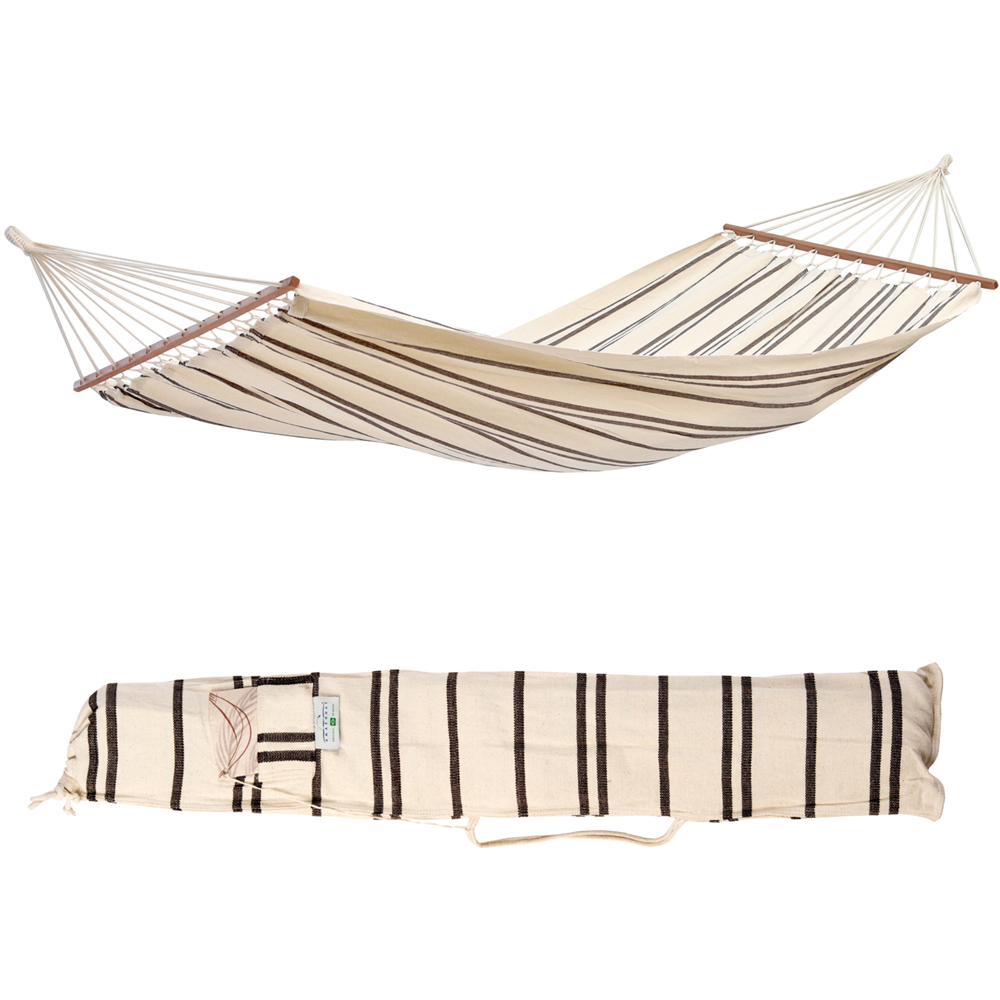 Amazonas Brasilia Cappuccino Single Premium Spreader Bar Hammock Only Image 2