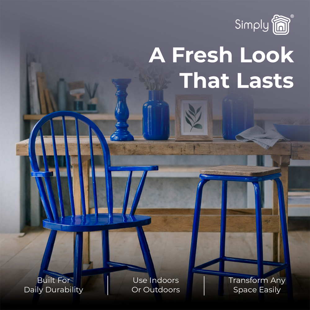 Simply Multipurpose Gloss Spray Paint Blue Image 5