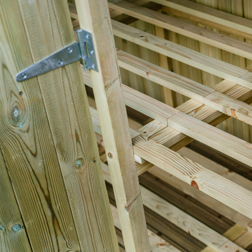 The Garden Village Shireburn 6 Recycle Box Storage Shed Image 3