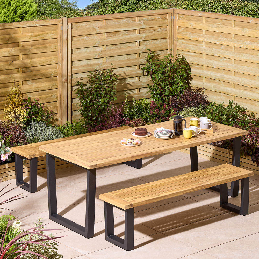 Rowlinson Stockholm 6 Seater Dining Set Image 7