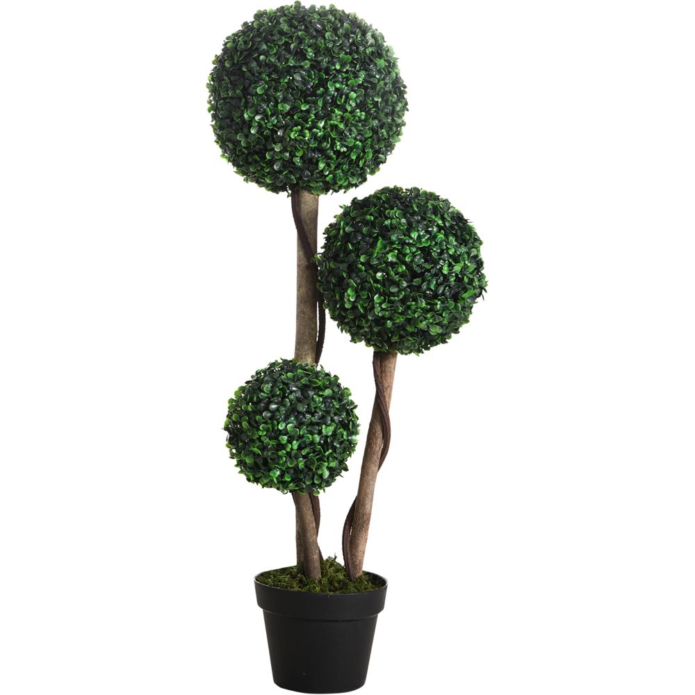 Portland Artificial Boxwood Ball Topiary Tree 90cm Image 1