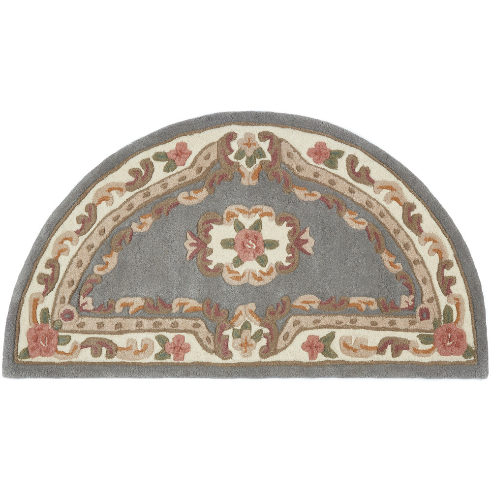 Origins Shensi Grey Half Moon Rug 67 x 127cm Image 1