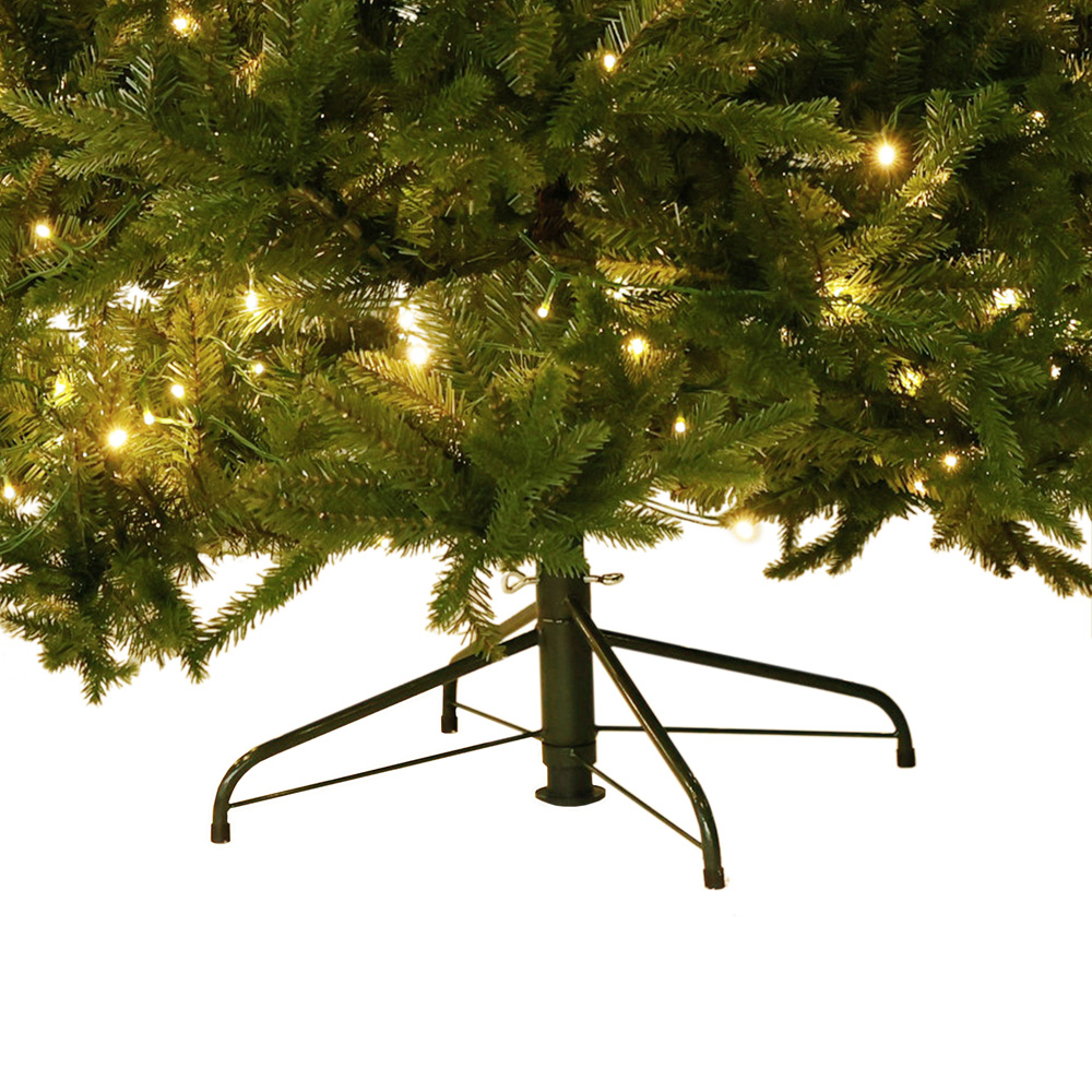 Charles Bentley Luxury Pre Lit Hinged Artificial Christmas Tree 8ft Image 3